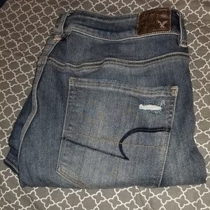 AE hi rise jeggings 14